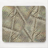 Abstrakte Jute mit leichter Metalltonschnur Mousepad (Vorne)