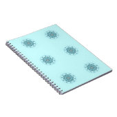 Abstrakte Kachel Notizblock (Rechte Seite)