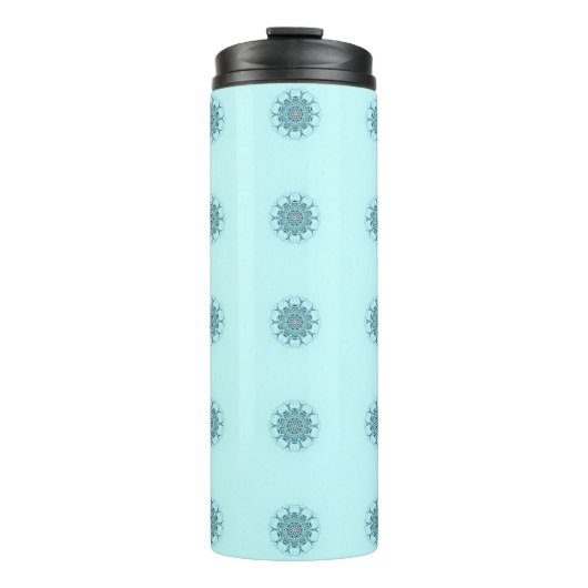 Abstrakte Kachel Thermosbecher (Vorderseite)