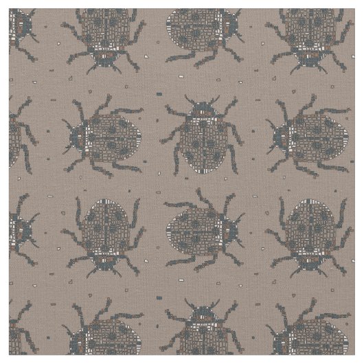 Abstrakte Käfer Stoff (Nahaufnahme)