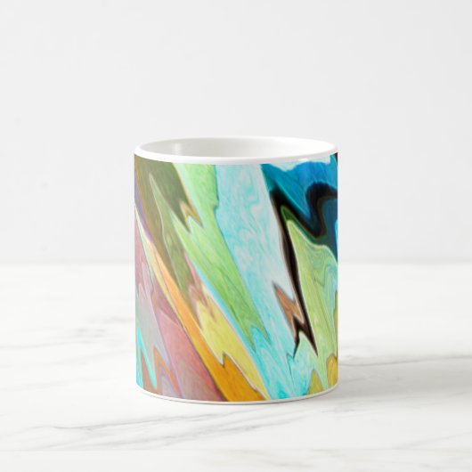Abstrakte Kaffee-Tasse Kaffeetasse (Mittel)