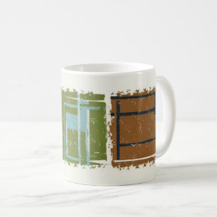 abstrakte Kaffee-Tasse Kaffeetasse