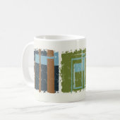 abstrakte Kaffee-Tasse Kaffeetasse (Vorderseite Links)