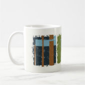 abstrakte Kaffee-Tasse Kaffeetasse (Links)