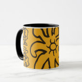 abstrakte Kaffee-Tasse Tasse (Vorderseite Links)