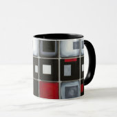 abstrakte Kaffee-Tasse Tasse (VorderseiteRechts)