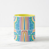 abstrakte Kaffee-Tasse Tasse (Zentrum)