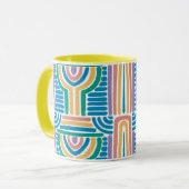abstrakte Kaffee-Tasse Tasse (Vorderseite Links)