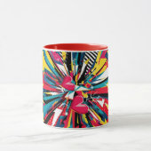 abstrakte Kaffee-Tasse Tasse (Zentrum)