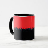 abstrakte Kaffee-Tasse Tasse (Vorderseite Links)