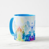 abstrakte Kaffee-Tasse Tasse (Vorderseite Links)