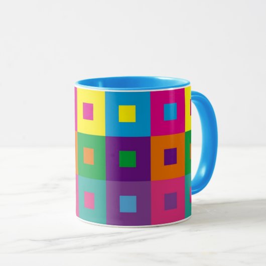 abstrakte Kaffee-Tasse Tasse (VorderseiteRechts)