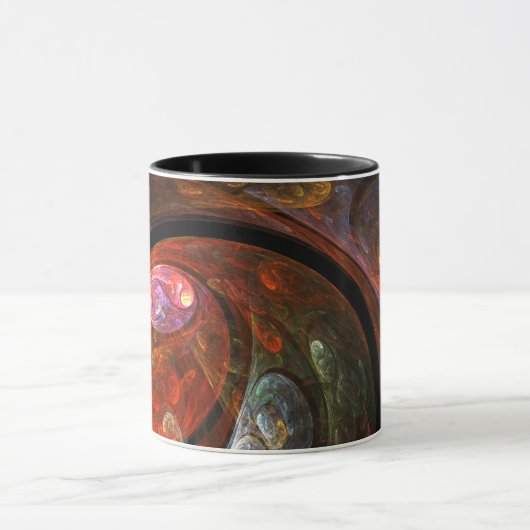 Abstrakte Kaffee-Tasse Tasse (Zentrum)