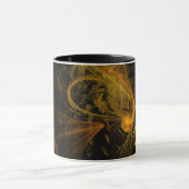 Abstrakte Kaffeepause Tasse (Zentrum)