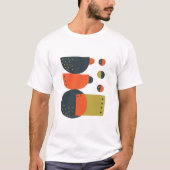 Abstrakte Kaffeetassen gestapelt T-Shirt (Vorderseite)