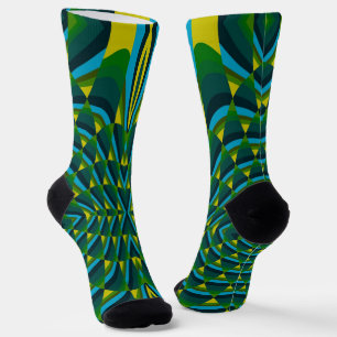 Abstrakte Kaktus Socken