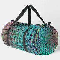 Abstrakte Kaleidoskopische Aqua Retro Boomerang Wa