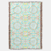 Abstrakte kaleidoskopische Blume Decke (Vorderseite Vertikal)