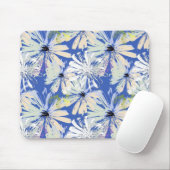 Abstrakte Kameras auf blauem Hintergrund. Mousepad (Mit Mouse)