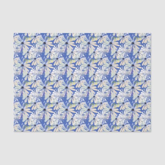 Abstrakte Kameras auf blauem Hintergrund. Seidenpapier (Vorderseite)