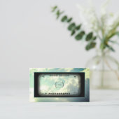 Abstrakte Kamerazieldecke Visitenkarte (Stehend Vorderseite)