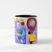Abstrakte Kandinsky inspirierte Tasse (Zentrum)