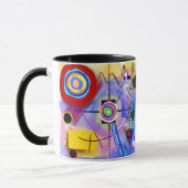 Abstrakte Kandinsky inspirierte Tasse (Links)