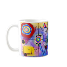 Abstrakte Kandinsky inspirierte Tasse