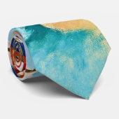 Abstrakte Kandinsky-Komposition Krawatte (Gerollt)