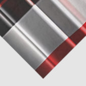Abstrakte Karierte Kollektion aus Red Black Seidenpapier (Ausschnitt)