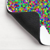 Abstrakte Karte Amerikas Mousepad (Ecke)
