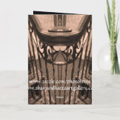 Abstrakte Karte der antiken Treppe (Rückseite)