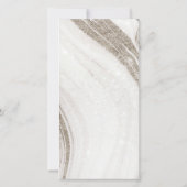 Abstrakte Karte des blass-goldfarbenen Marmorfluss (Rückseite)