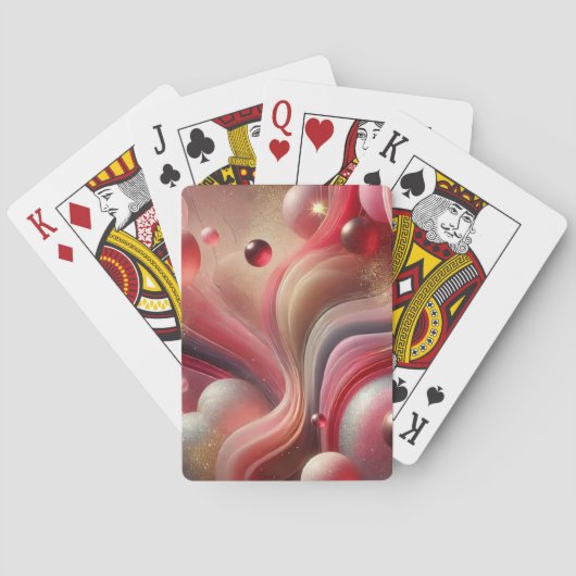 Abstrakte Kartenspiel Spielkarten (Rückseite)