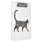 Abstrakte Katze Klemmbrett (Rechts)