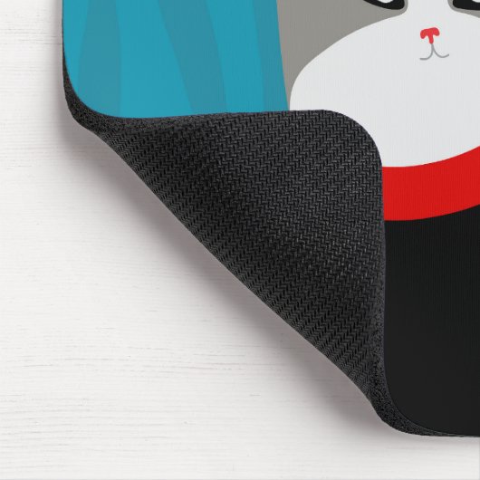 Abstrakte Katze Mousepad (Ecke)