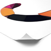 Abstrakte Katze Poster (Ecke)