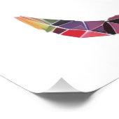 Abstrakte Katze Poster (Ecke)