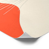 Abstrakte Katze Poster (Ecke)