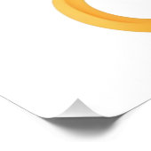 Abstrakte Katze Poster (Ecke)