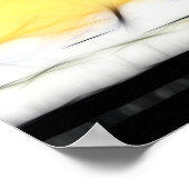 Abstrakte Katze Poster (Ecke)