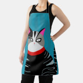 Abstrakte Katze Schürze (InSitu)