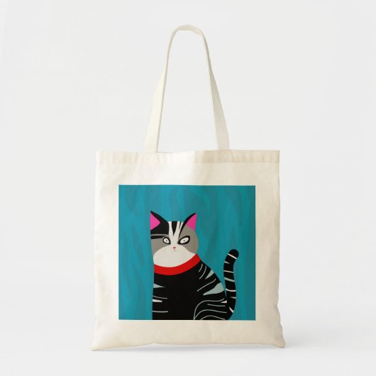 Abstrakte Katze Tragetasche (Vorne)