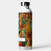 Abstrakte Katzen mit Namen Trinkflasche (links)