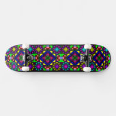 Abstrakte Katzen Skateboard (Horizontal)