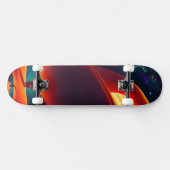 Abstrakte Katzen Skateboard (Horizontal)