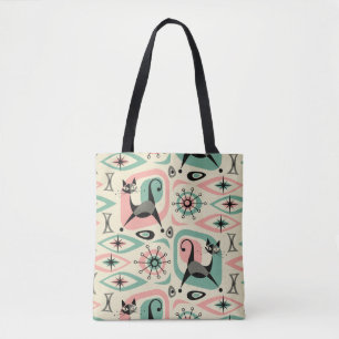 Abstrakte Katzenjacke Tasche