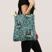 Abstrakte Katzenjacke Tasche (Von Nahem)