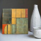 Abstrakte Keramik der Sonnenuntergänge Fliese