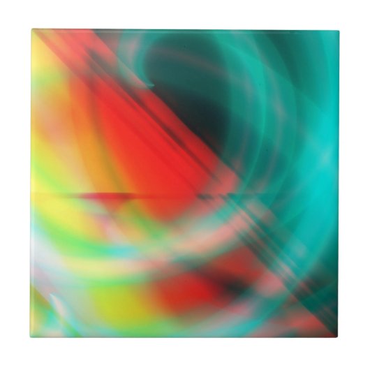 Abstrakte Keramik Fliese (Vorderseite)